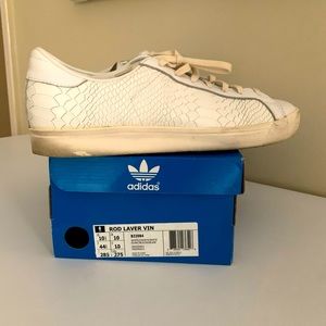 Vintage adidas rod lavers snakeskin size 10.5
